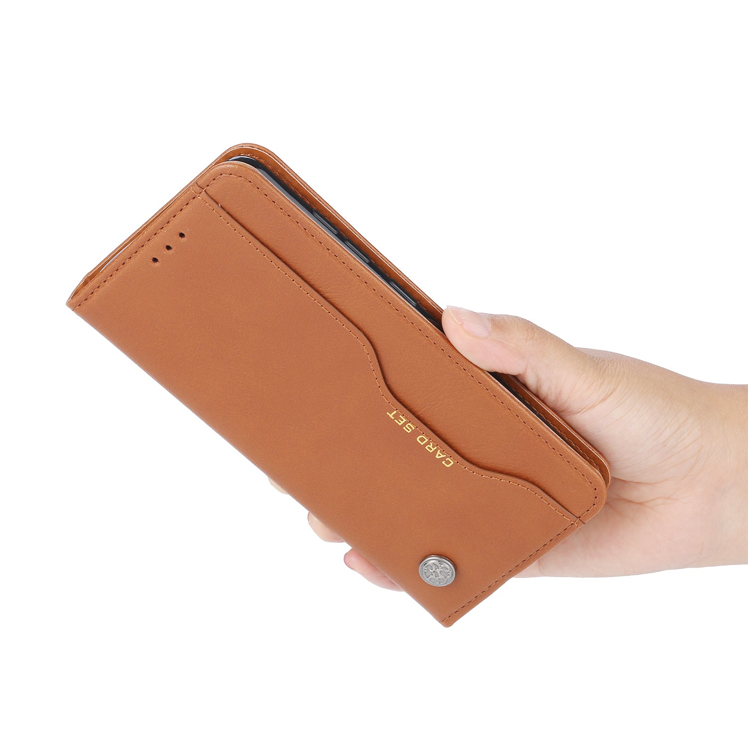 Til Samsung Galaxy A14 5G ydre kortplads PU-læderetui Magnetisk autoabsorberet pungholder telefoncover Til Samsung Galaxy A14 5G ydre kortplads PU-læderetui Magnetisk autoabsorberet pungholder telefoncover